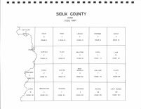 Index Map, Sioux County 1976